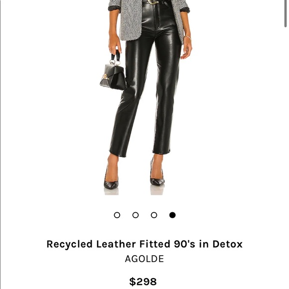 COPY - Agolde Brand new recycle leather pants - Picture 2 of 4